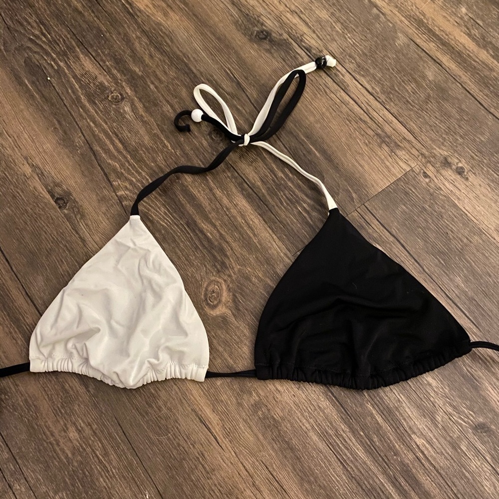 Victoria Secret Colorblock Triangle Bikini Top XL